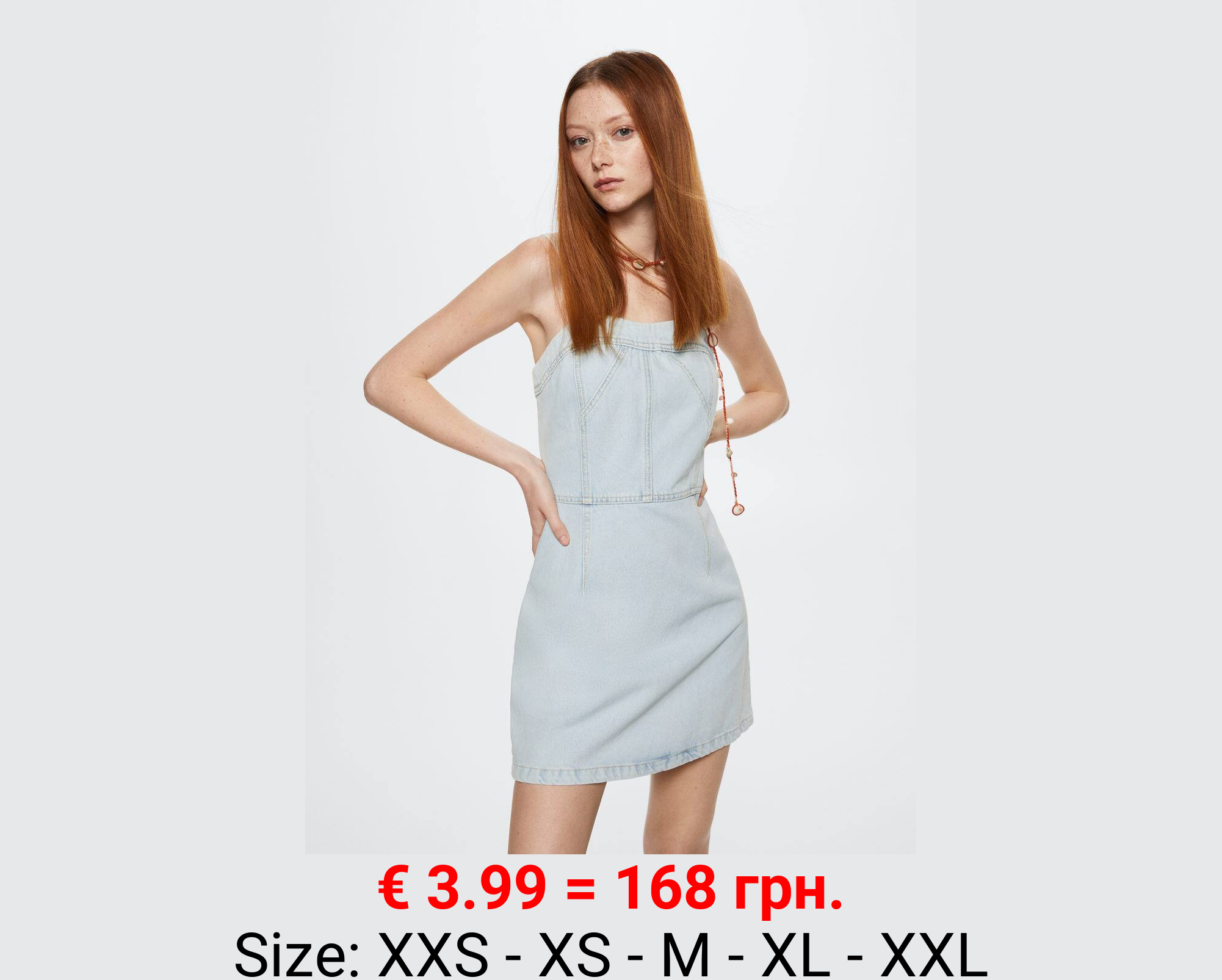 Vestido vaquero cremallera