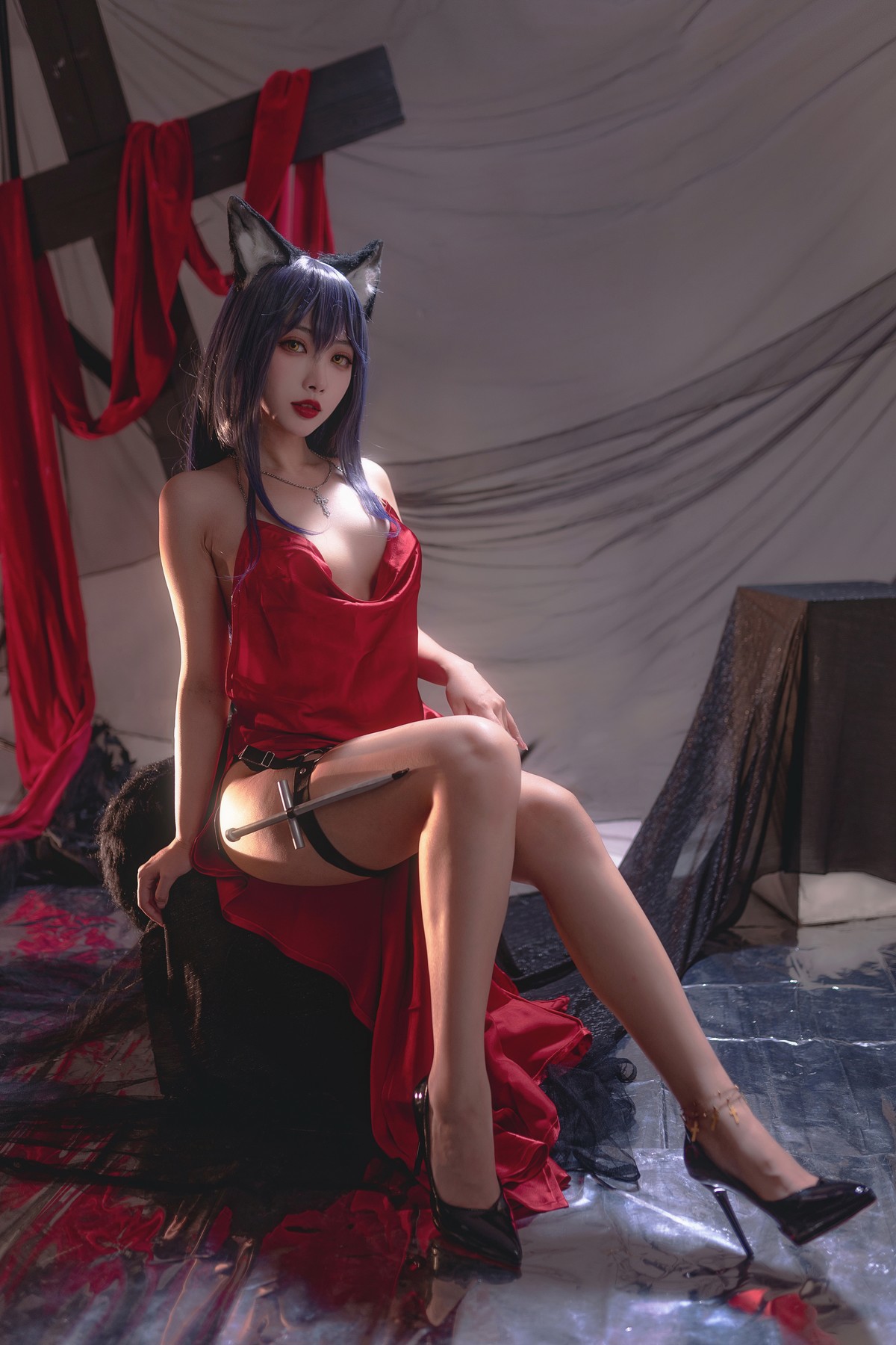 Cosplay 宮本桜 德克萨斯同人礼服 4