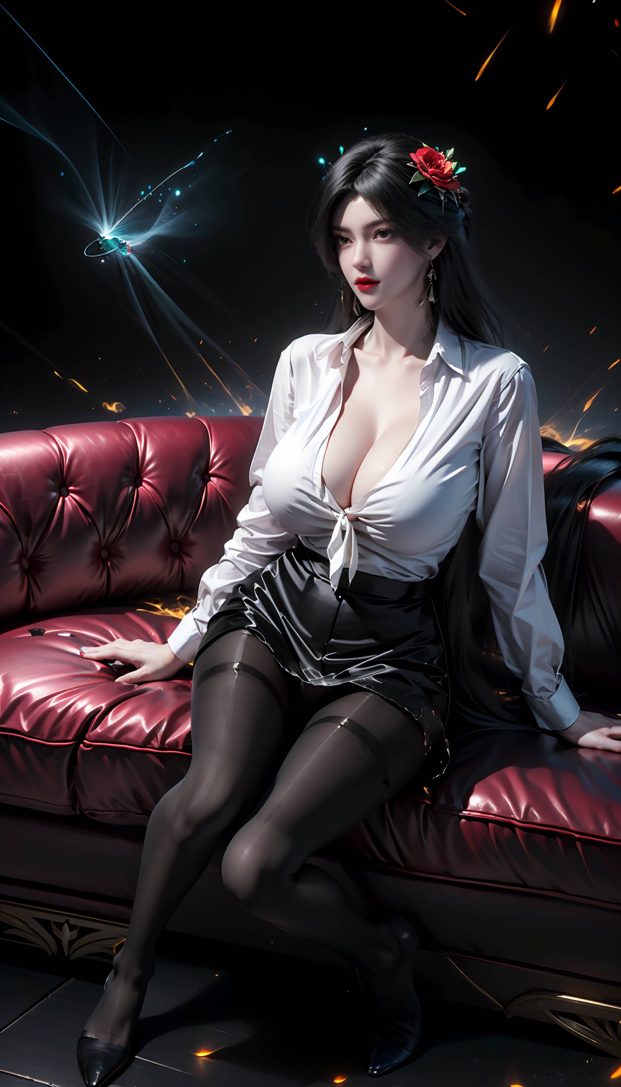 图片[36]-完美世界-柳神 黑丝衬衫-六色网