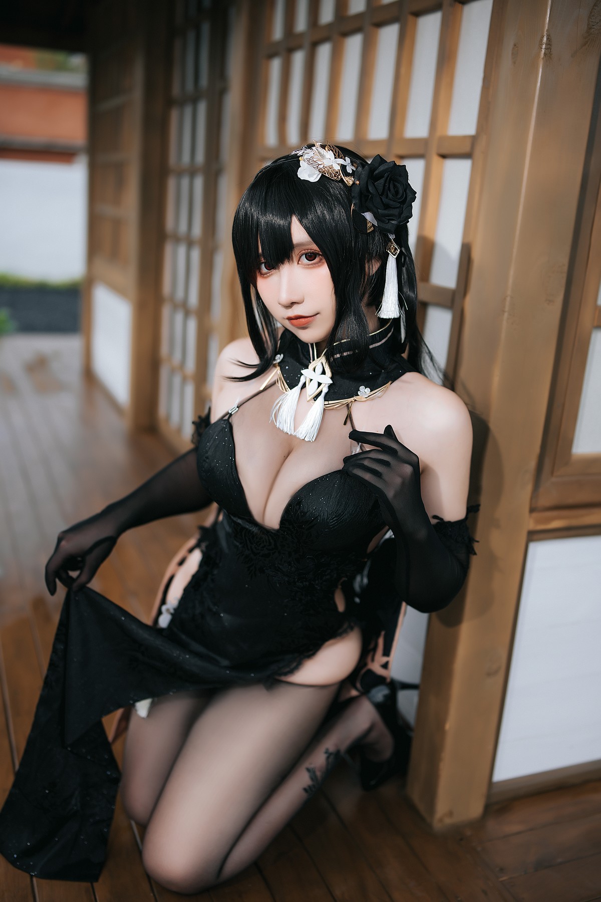 九曲Jean Cosplay 镇海旗袍 15