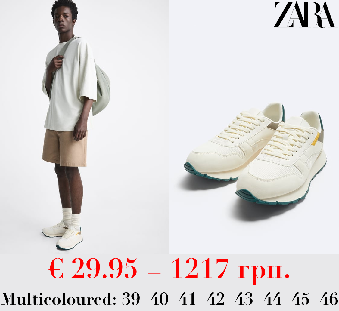 CONTRAST RUNNING SNEAKERS