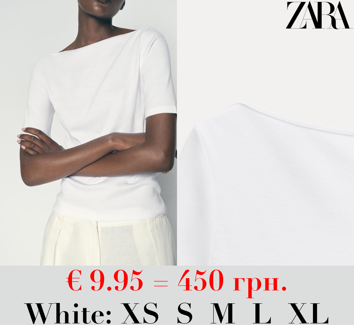 FADED COTTON T-SHIRT