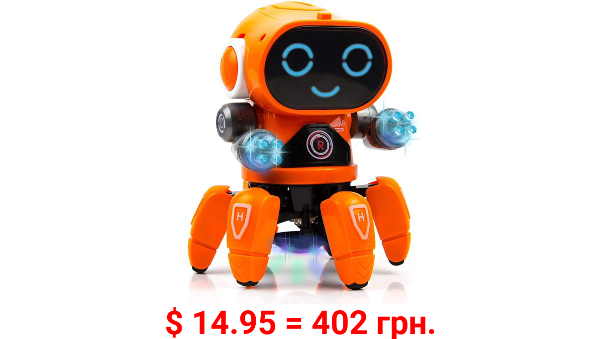 Toysery Bot Robot Pioneer with Colorful Lights and Music | Kids Moving Multifunctional Play Robot Toy for Boys Girls, Best Gift Idea