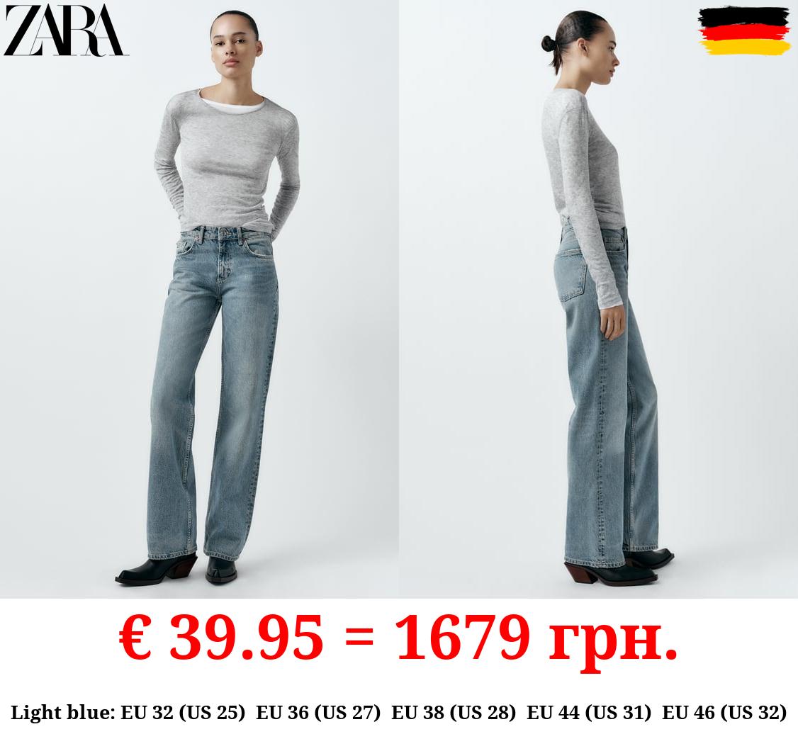 TRF WIDE-LEG MID-RISE FULL LENGTH JEANS