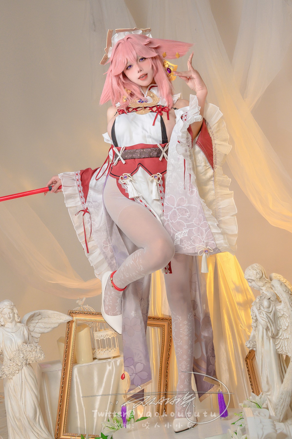 Cosplay 黏黏团子兔 春江水暖 神子贺岁 Set.01 10