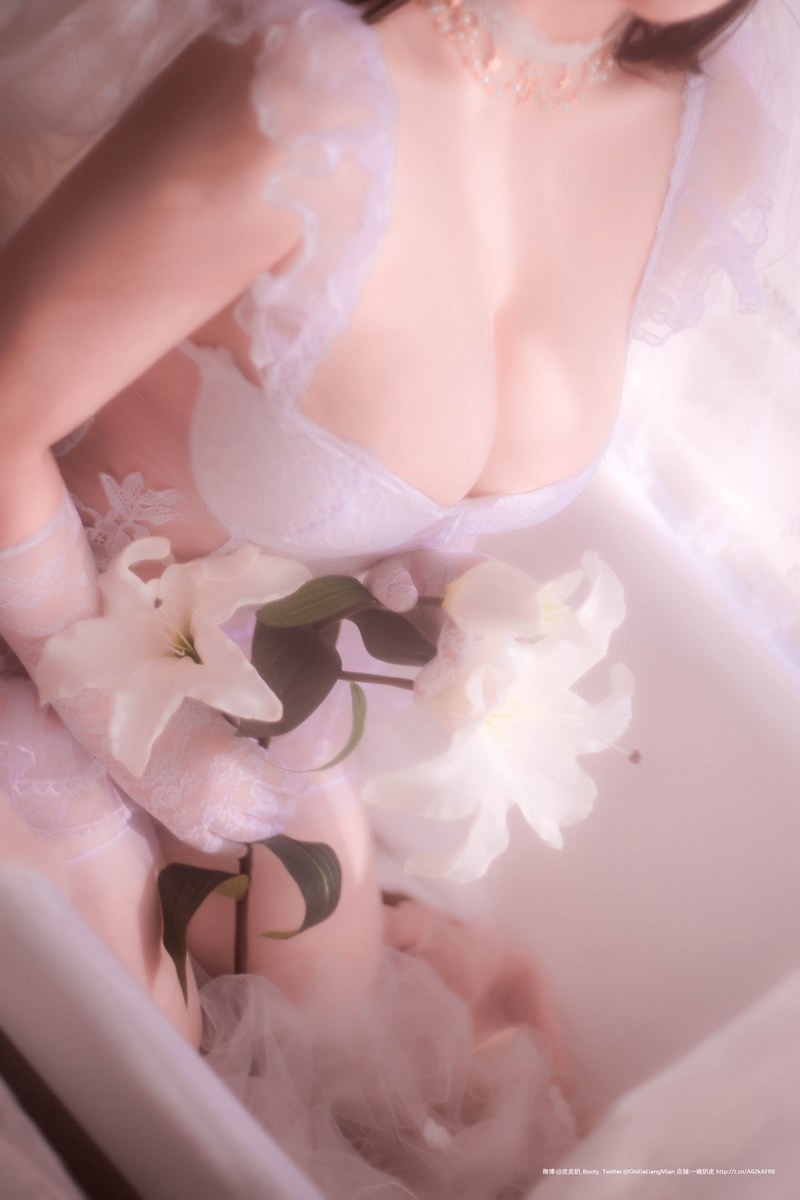 [Cos]皮皮奶-朦胧婚纱[66P] 11