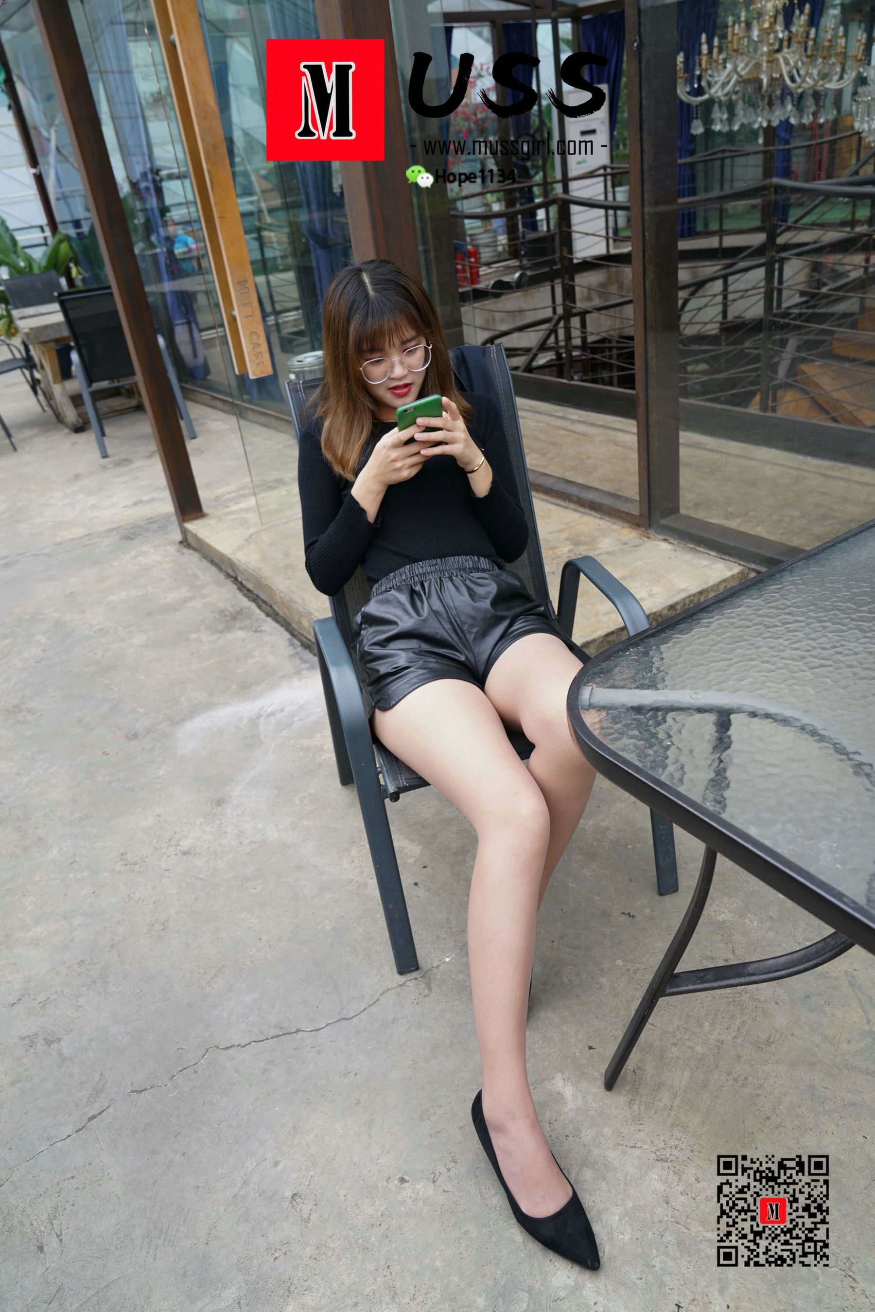 [慕丝女郎MussGirl]_No.033_据说是某高校大姐大171腿神-写真图集共78P 1