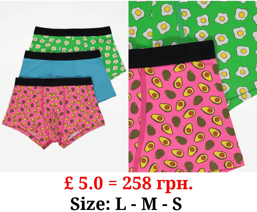 Food Hipster Trunks 3 Pack