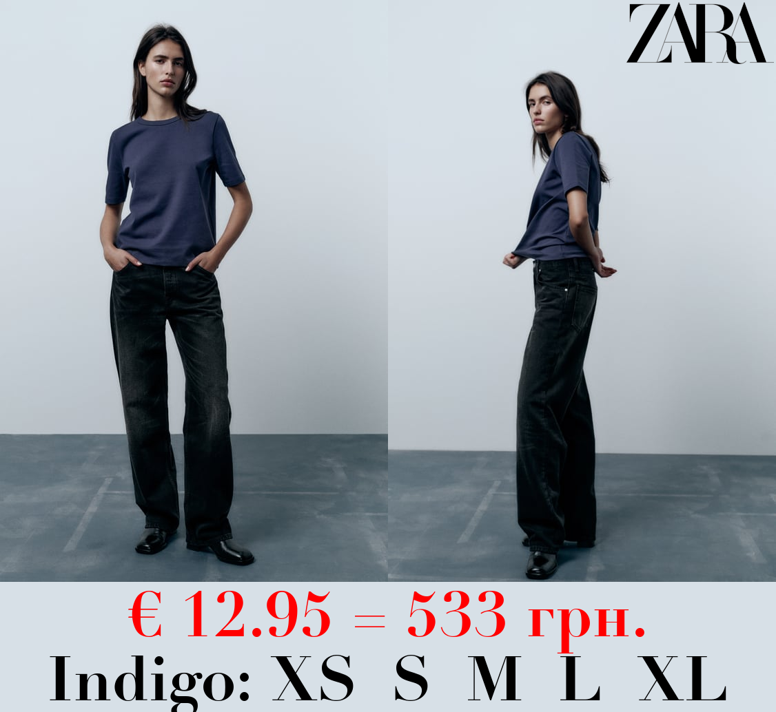 COTTON INTERLOCK CLEAN EFFECT T-SHIRT