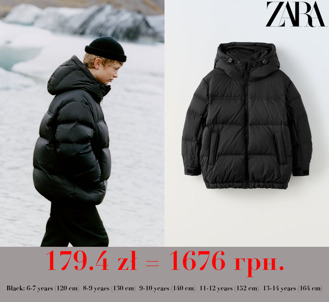 OVERSIZE FEATHER AND DOWN JACKET