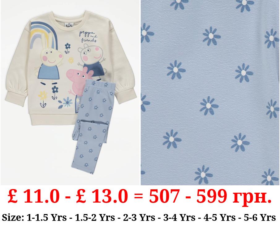 Peppa Pig and Friends Sweatshirt and Leggings Outfit