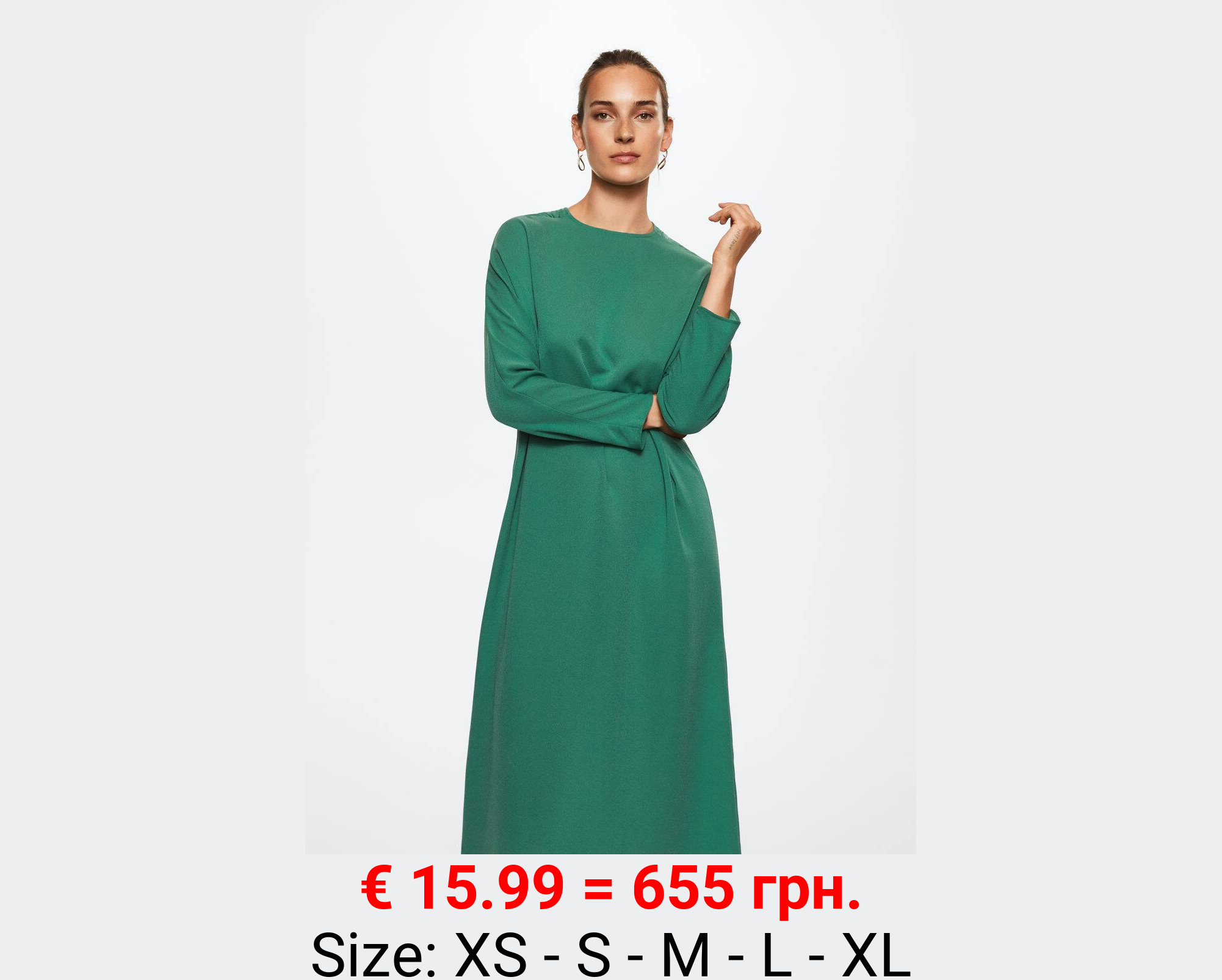 Vestido detalle fruncido