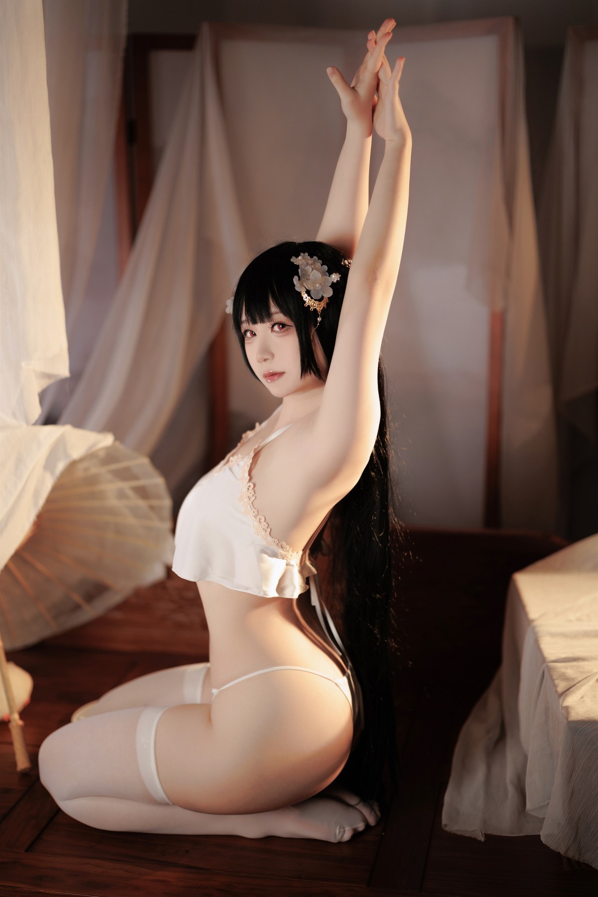 Cosplay 樱落酱 逸仙 膏发凝脂 25