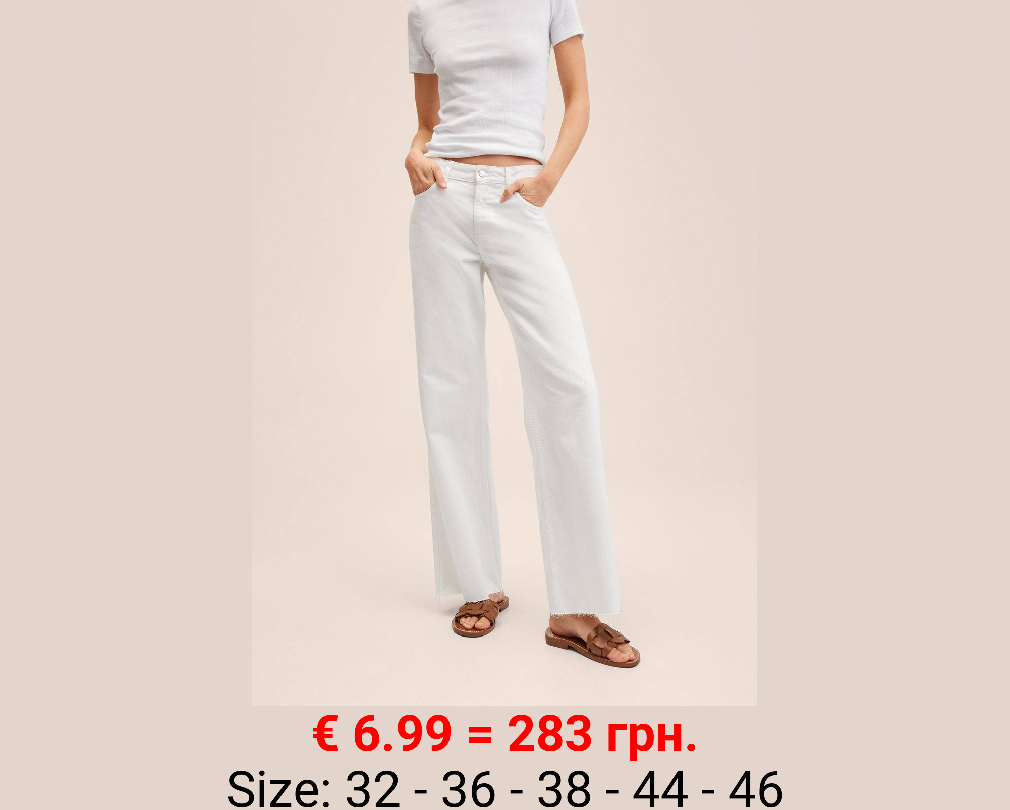 Vaqueros wideleg tiro medio