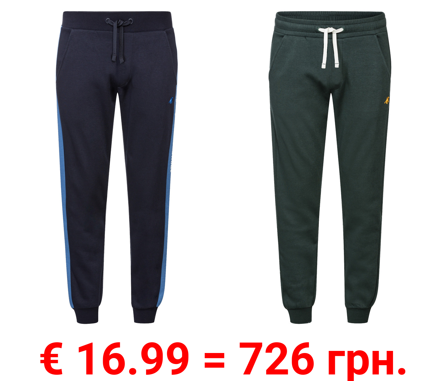 LIVERGY® x Grand Polo Herren Sweathose mit Bündchen