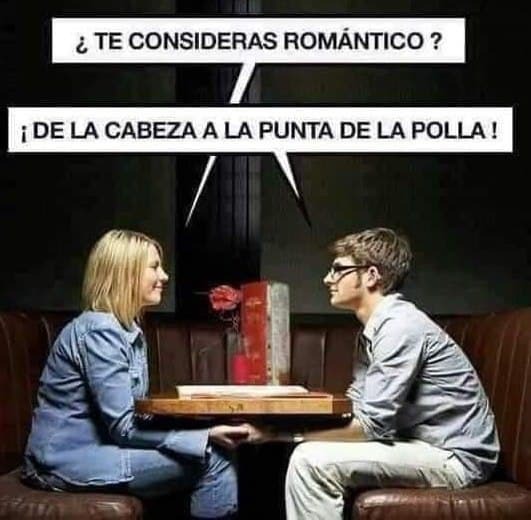 Sincero y muy romántico