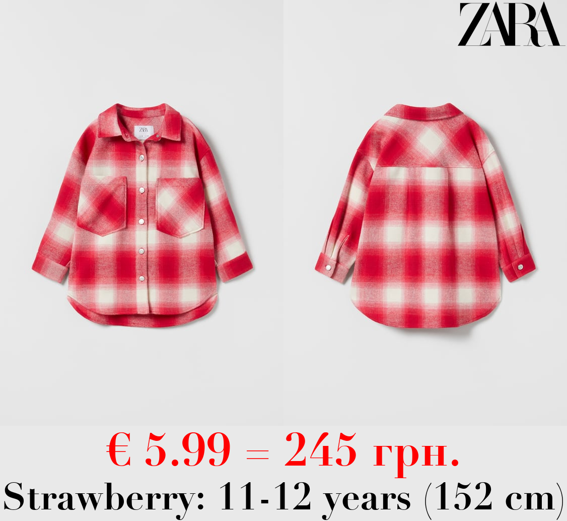 OVERSIZED CHECK SHIRT