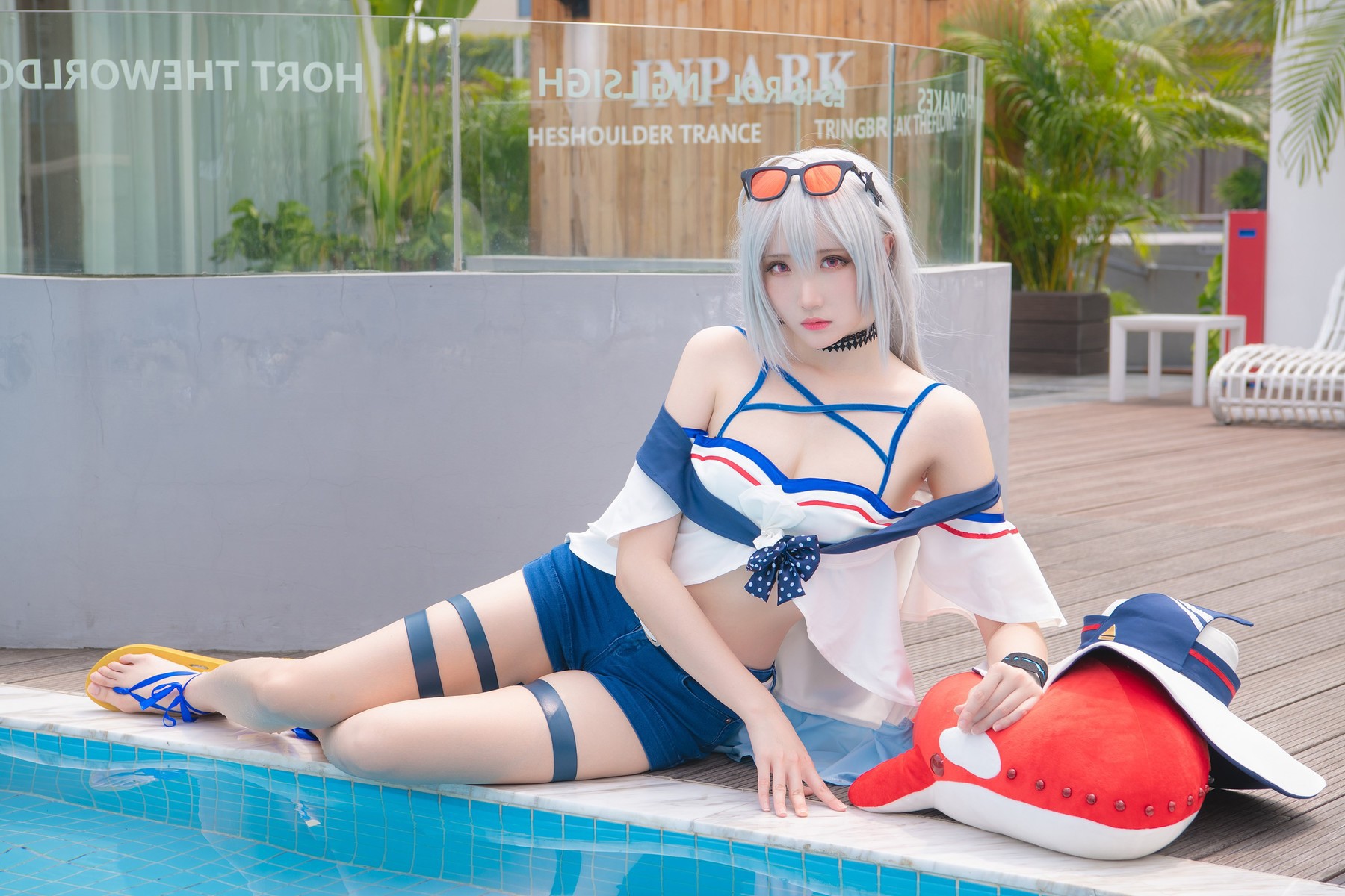 Cosplay 瓜希酱 斯卡蒂 10