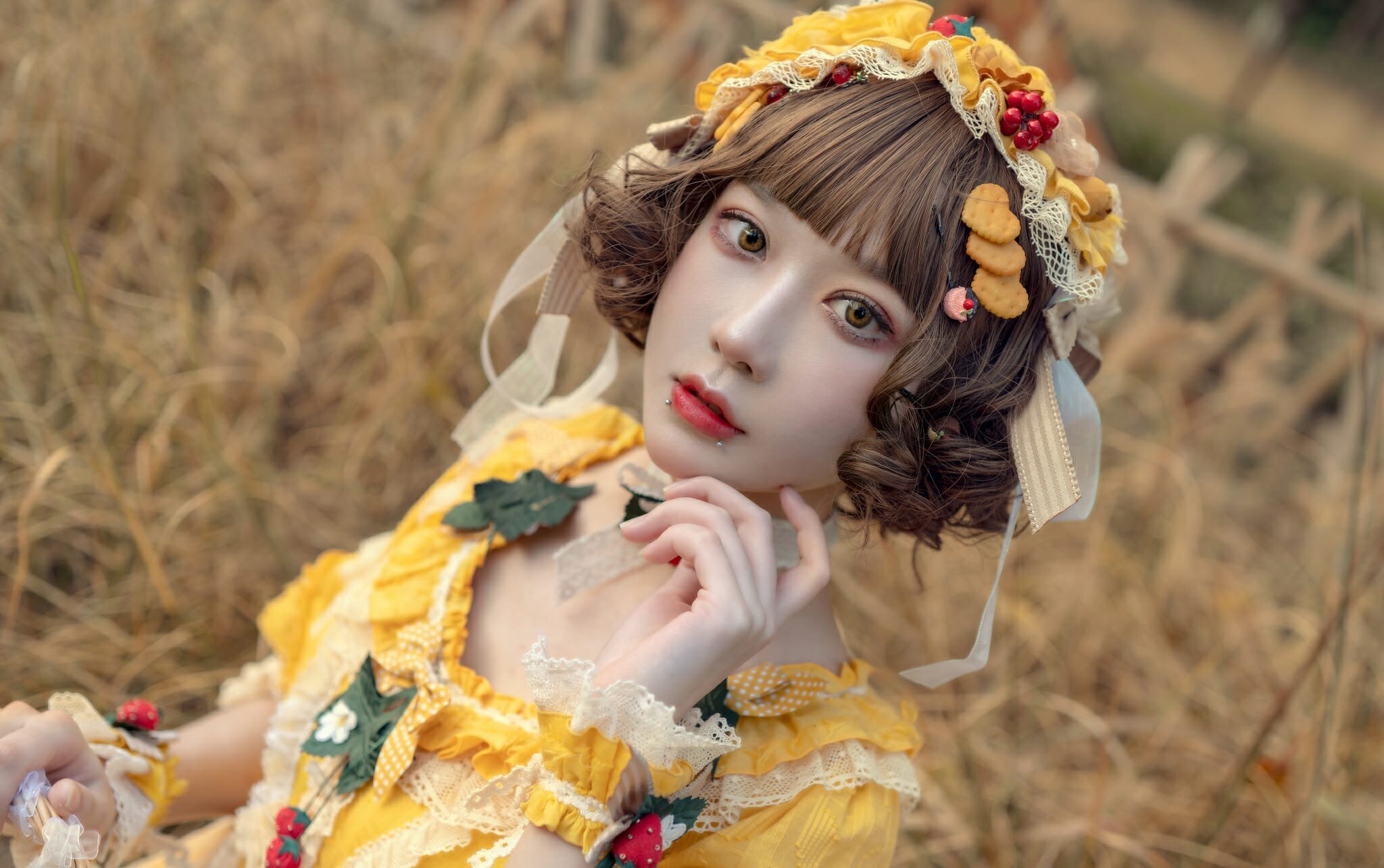 阿包也是兔娘-lolita黄裙 [12P] 12
