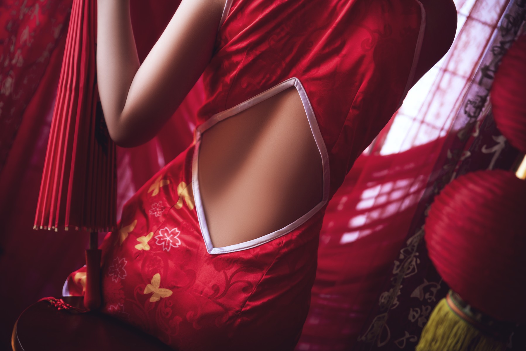Cosplay 面饼仙儿 雷姆旗袍 20