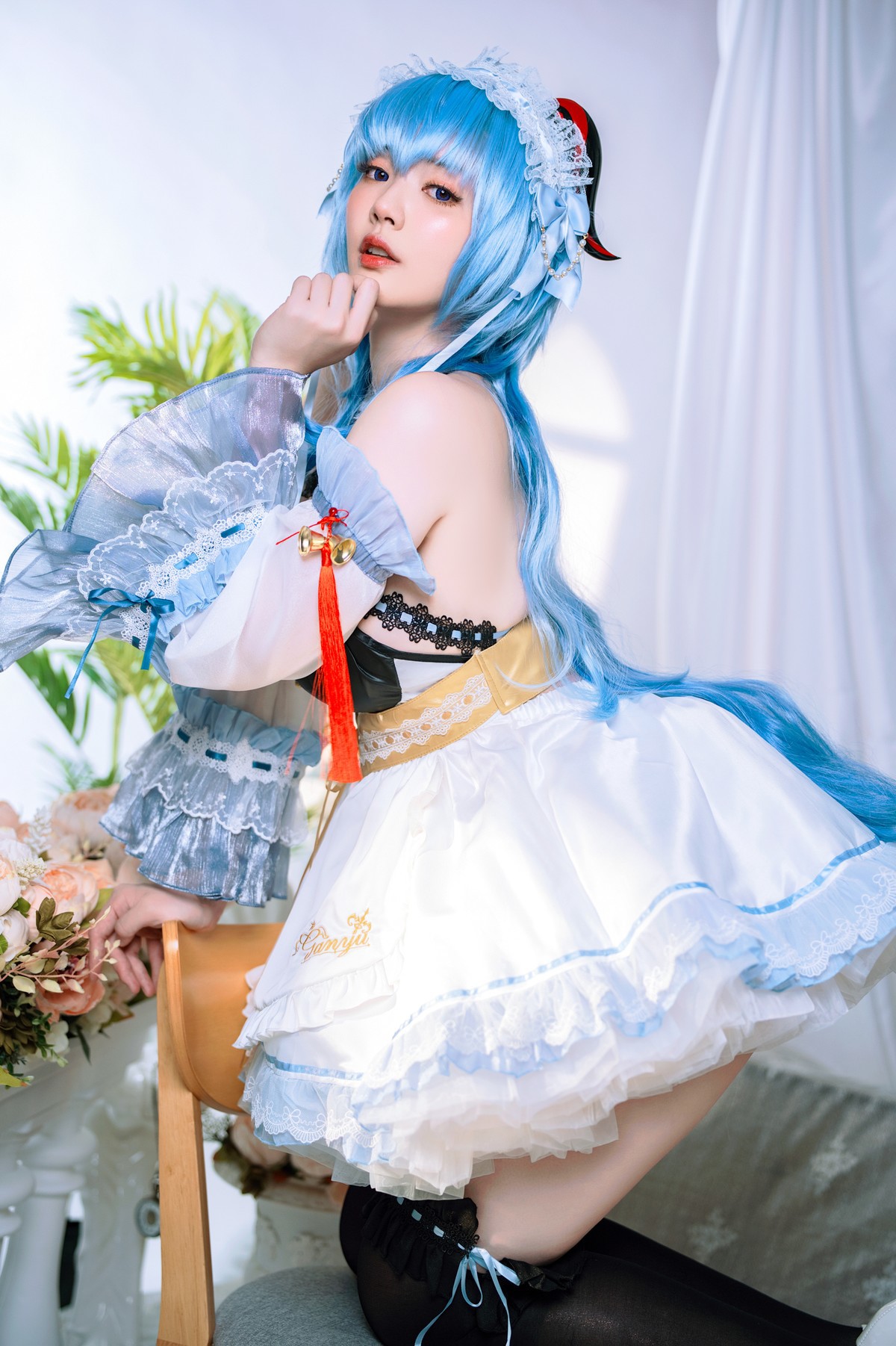 Cosplay Ying Tze 甘雨 Ganyu Maid 17