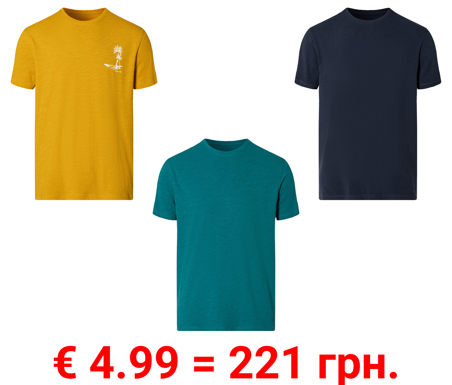 LIVERGY® Herren T-Shirt, körpernah geschnitten