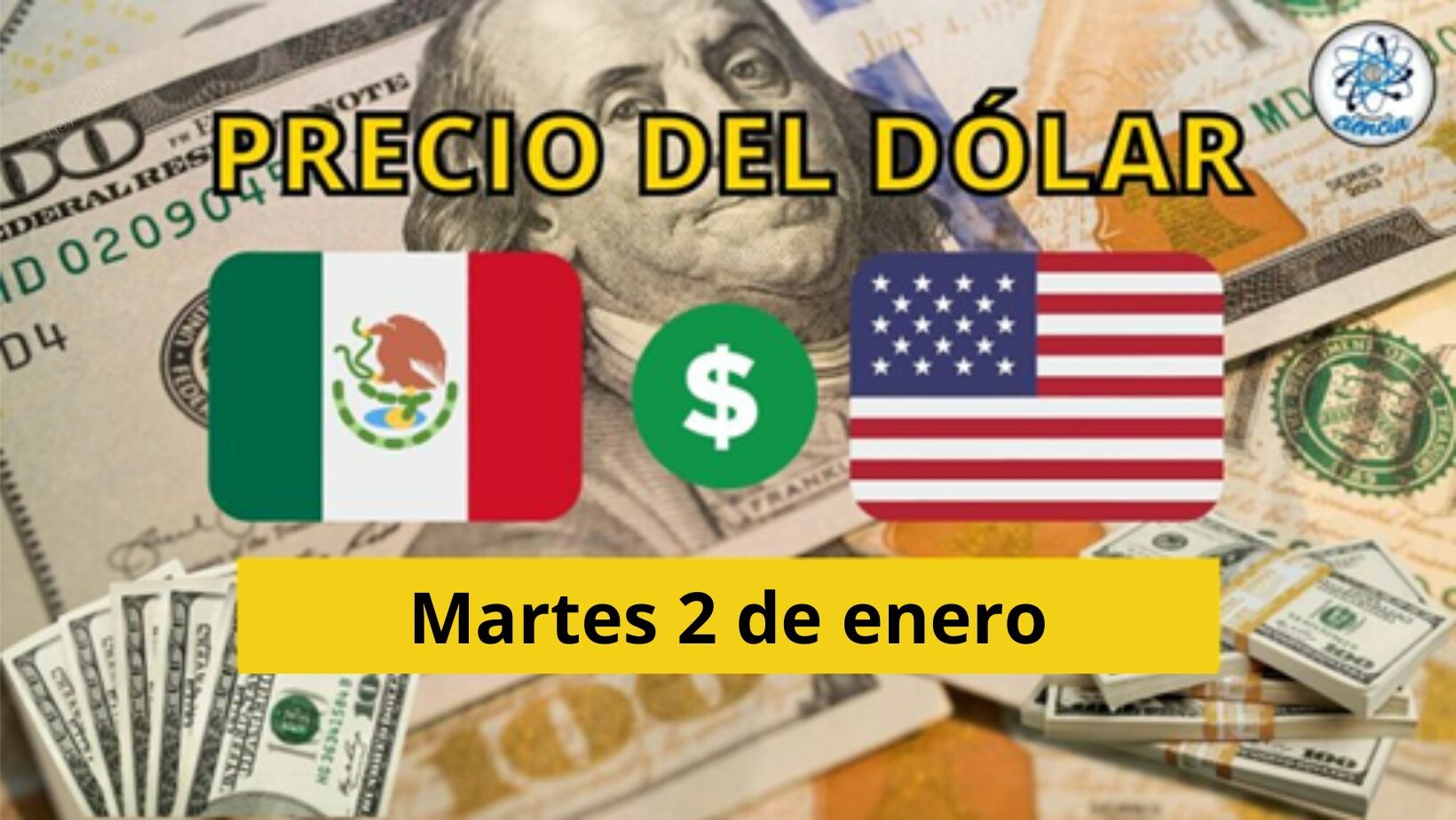 A dollár ára január 2., kedd Hogyan jelent meg az árfolyam Mexikóban?