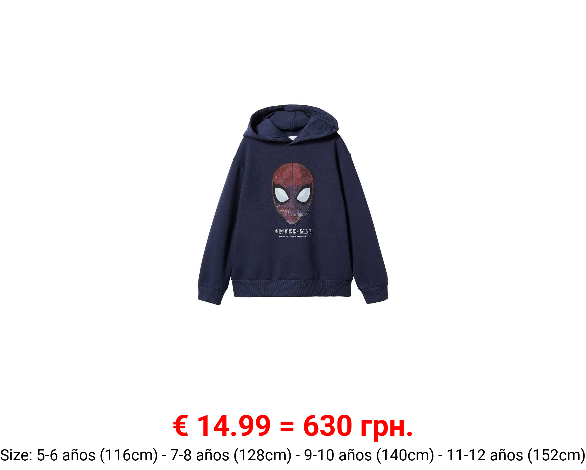 Sudadera spider-man