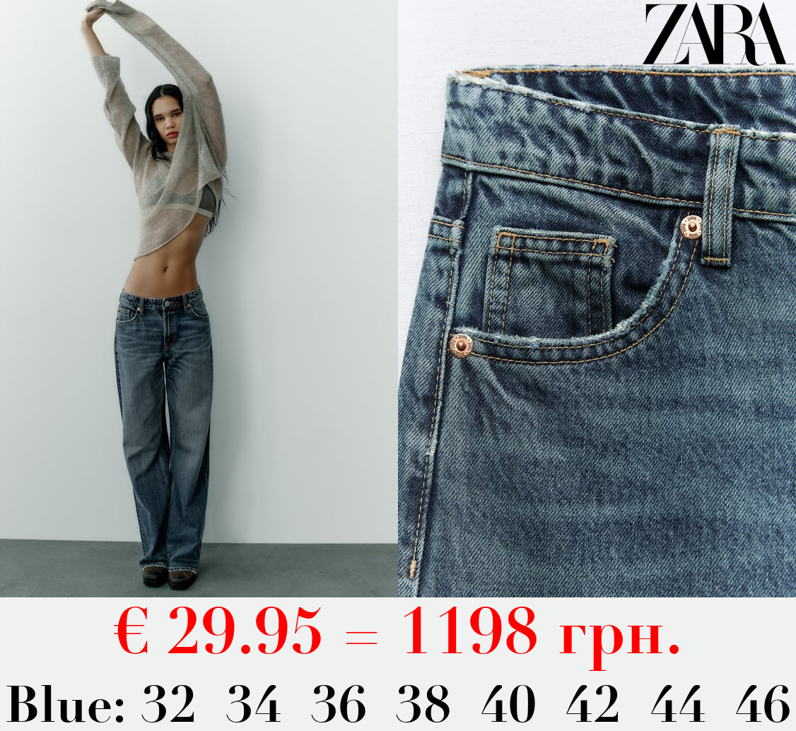 TRF LOOSE-FIT MID-RISE JEANS