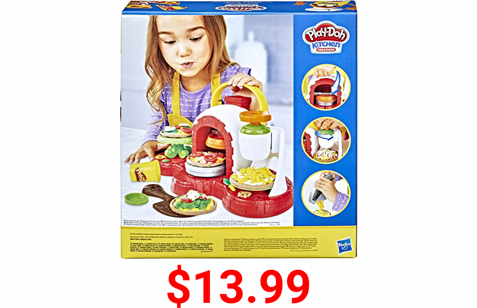 Play-Doh Stamp 'N Top Pizza Oven Toy with 5 Non-Toxic Colors