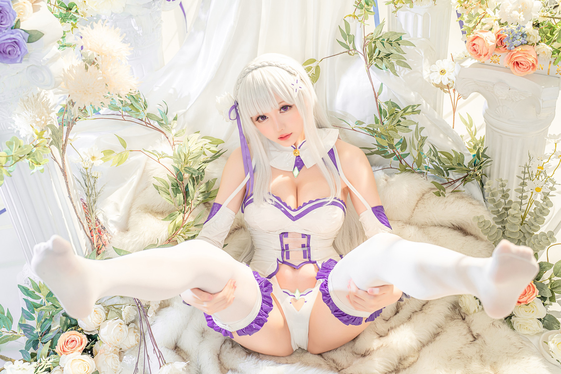 Hoshilily 小姐姐星之迟迟 Cosplay 爱蜜莉雅 50