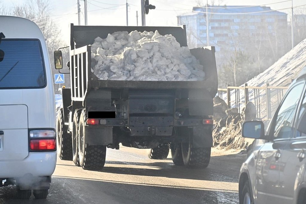 Путин отчистил Хабаровск от снега