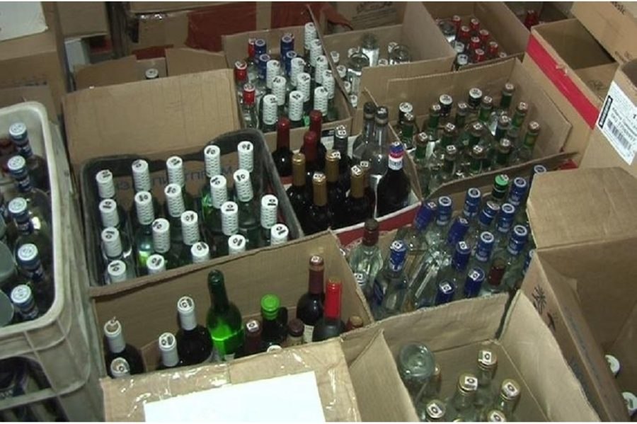 В кафе на трассе «Чита-Хабаровск» изъято 2 тонны поддельного алкоголя