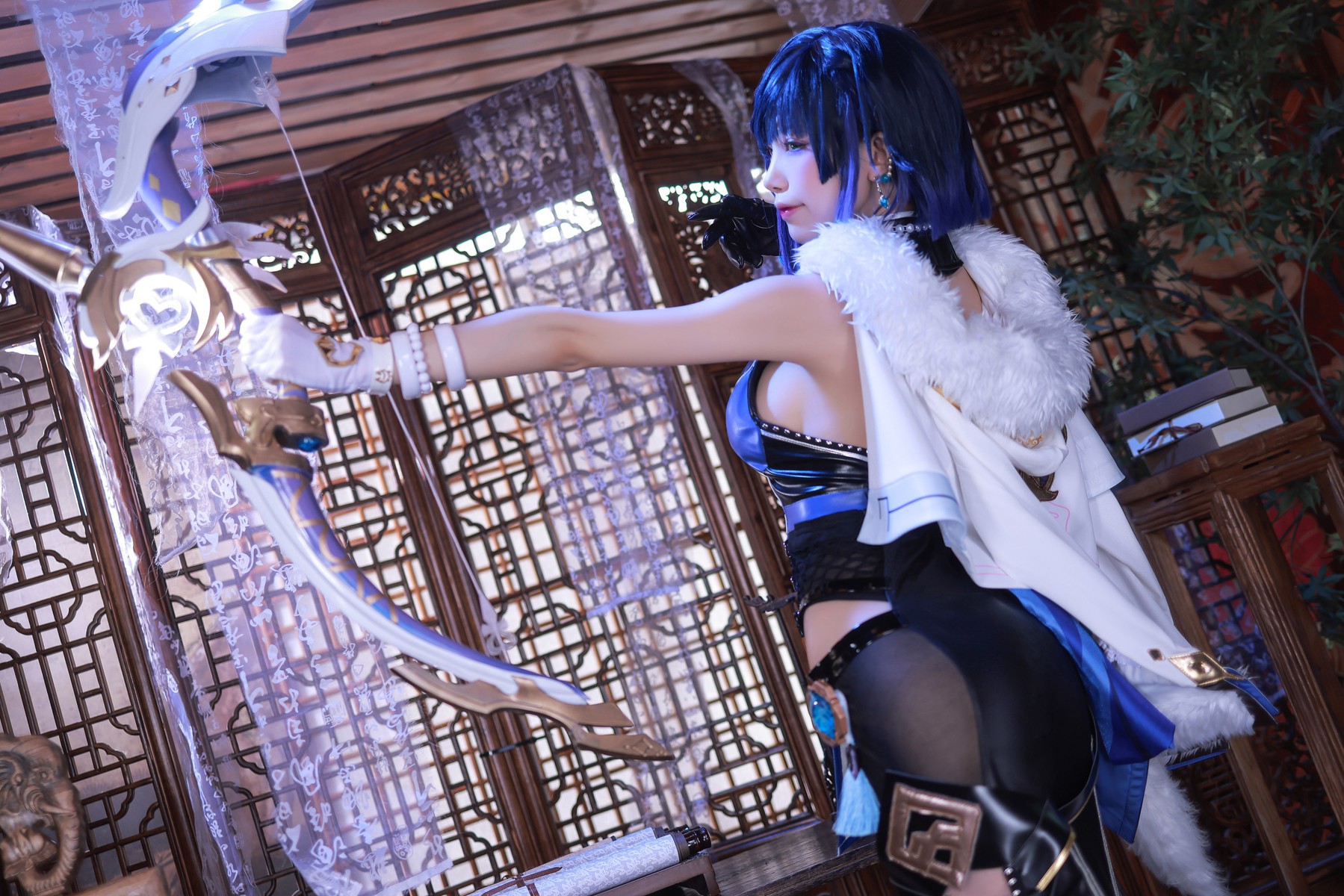 水淼aqua Cosplay 夜兰 Yelan 23