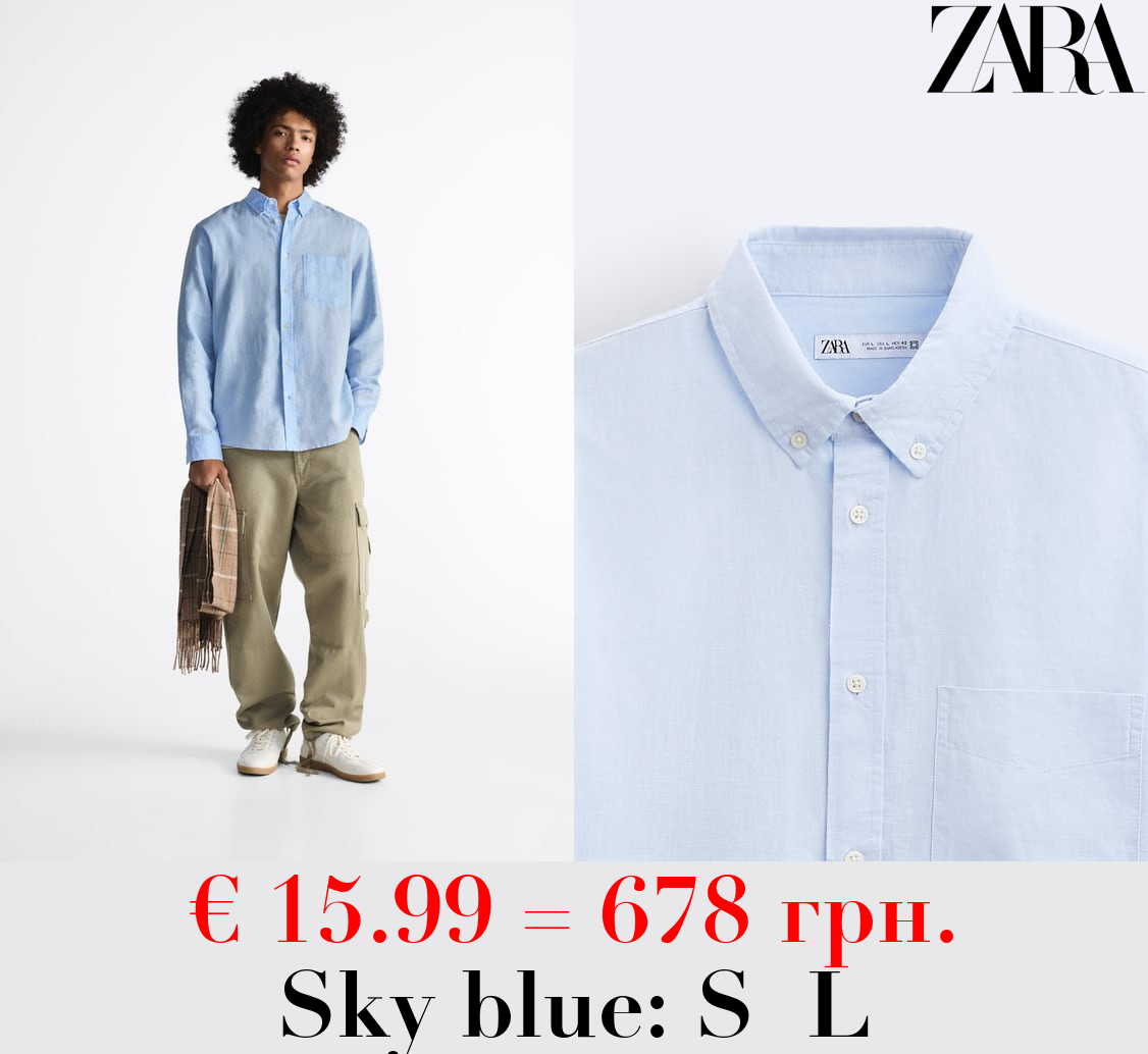 COTTON - LINEN SHIRT