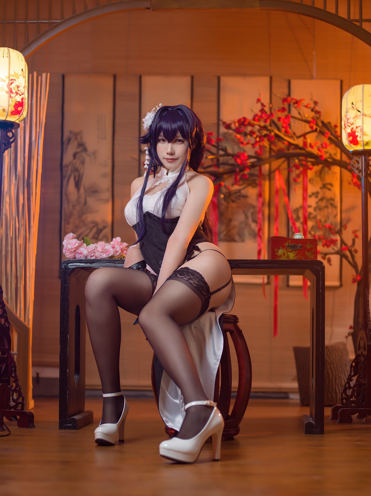 Cosplay 麻花麻花酱 吾妻旗袍 34