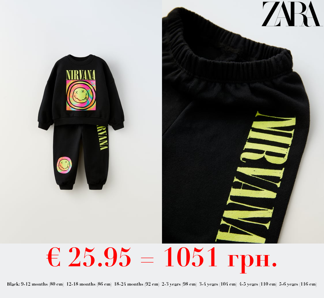 PLUSH NIRVANA ® SWEATSHIRT AND TROUSERS CO-ORD