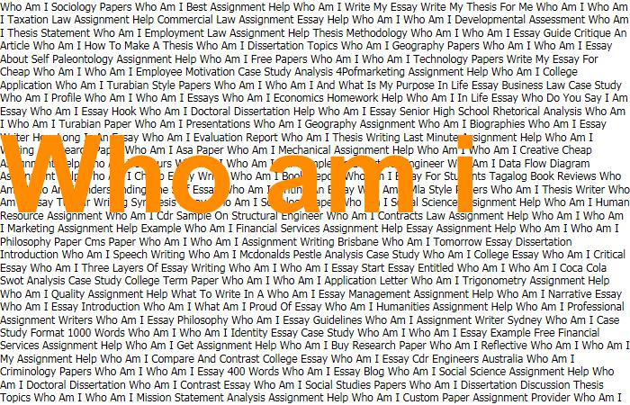 Essay about who am i