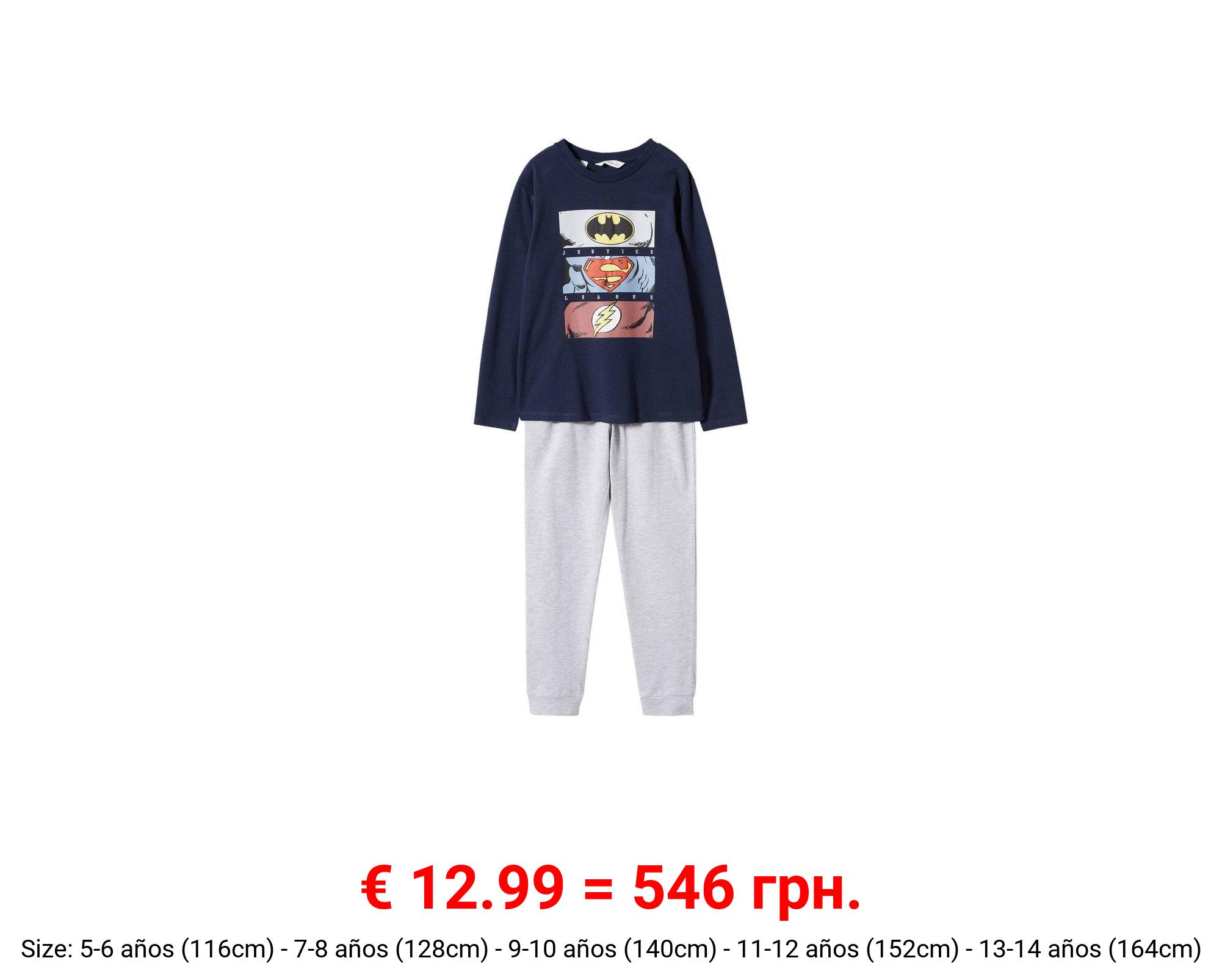 Pijama largo superhéroe