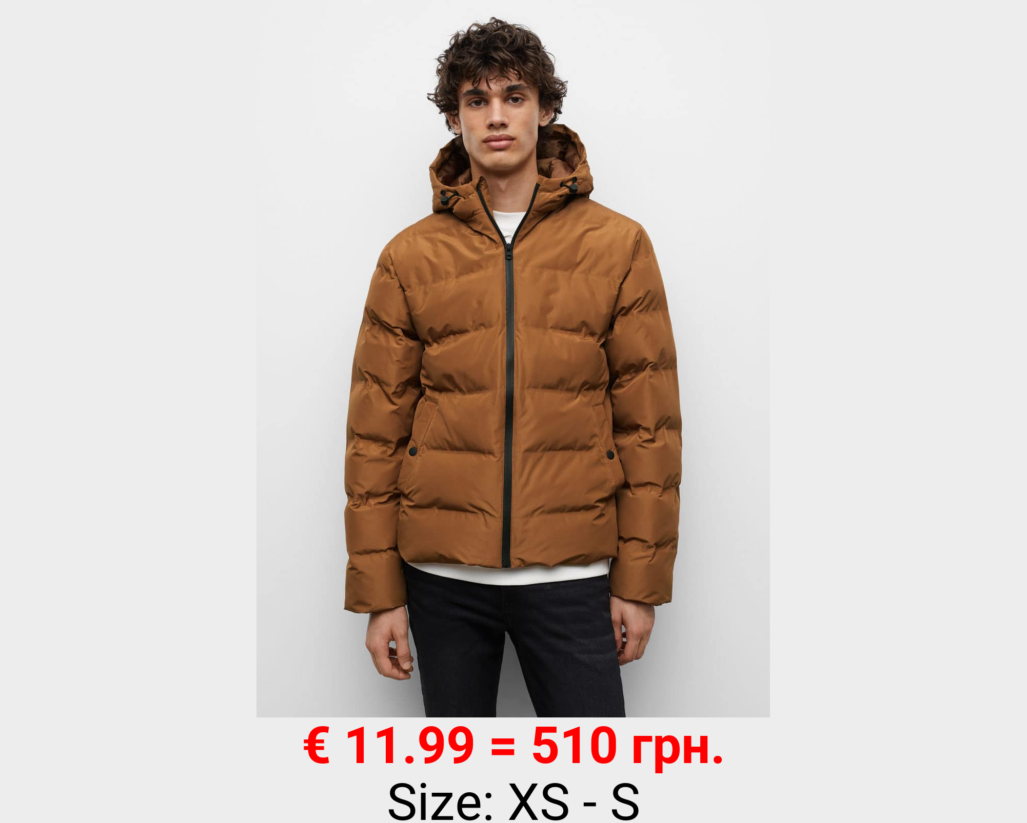 Anorak acolchado capucha
