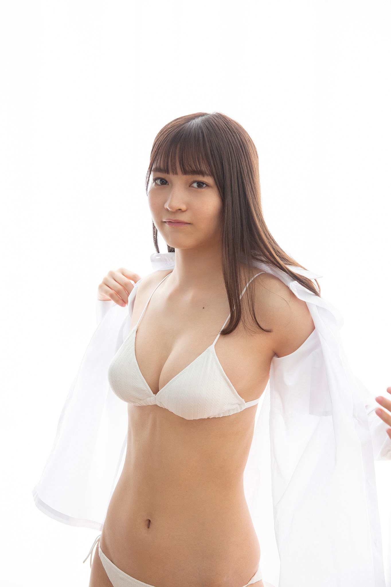 Nanako Kurosaki 黒嵜菜々子, ヤンマガWeb グラビアちゃんはバズりたい Peel the Apple 7