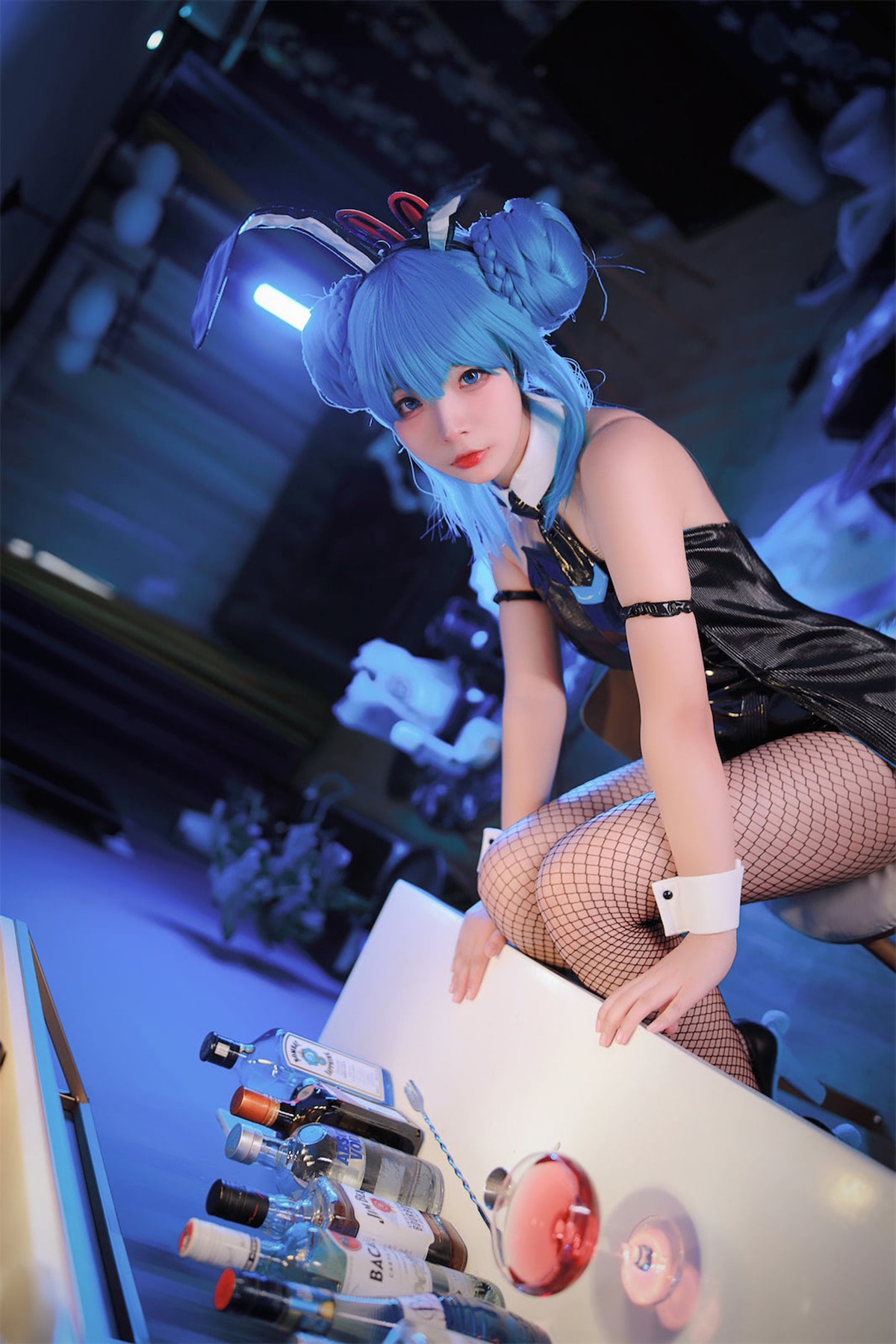 Cosplay Yuuhui玉汇 初音黑兔 29