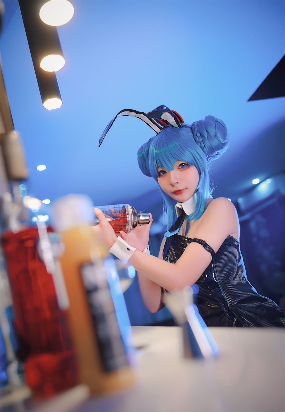 Cosplay Yuuhui玉汇 初音黑兔 12