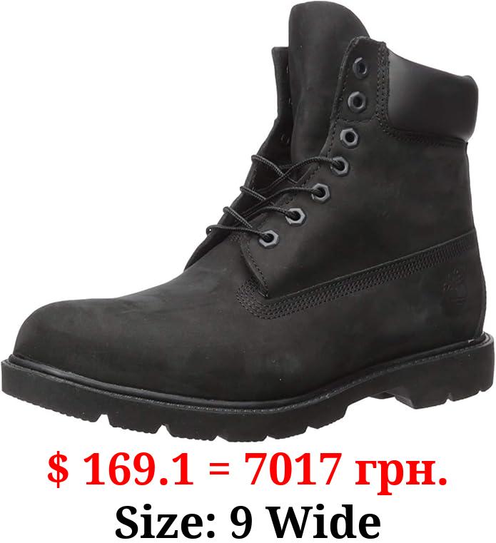 Timberland Mens 6 Inch Basic Waterproof Boots With Padded Collar