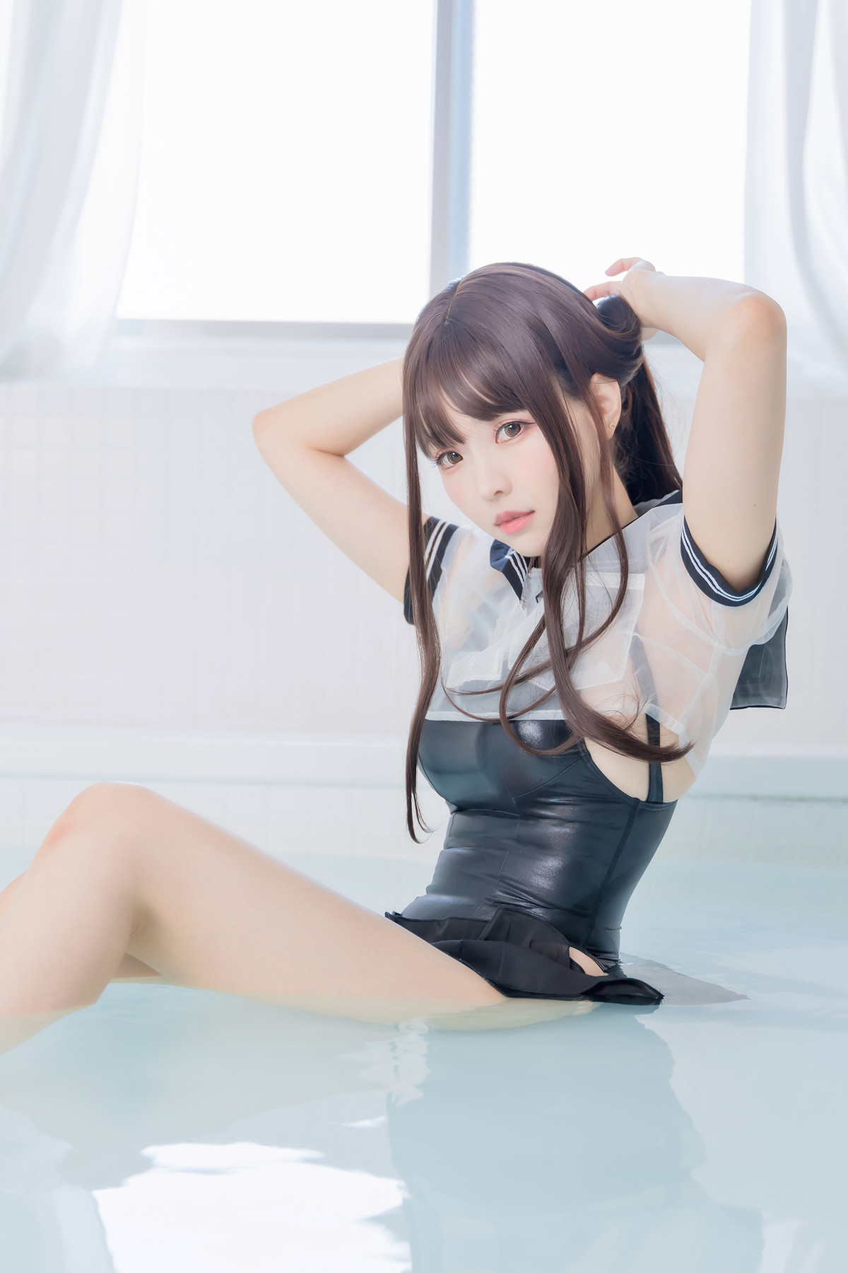 Cosplay ElyEE子 Racing Swimsuit 競泳水手服 Set.01 20