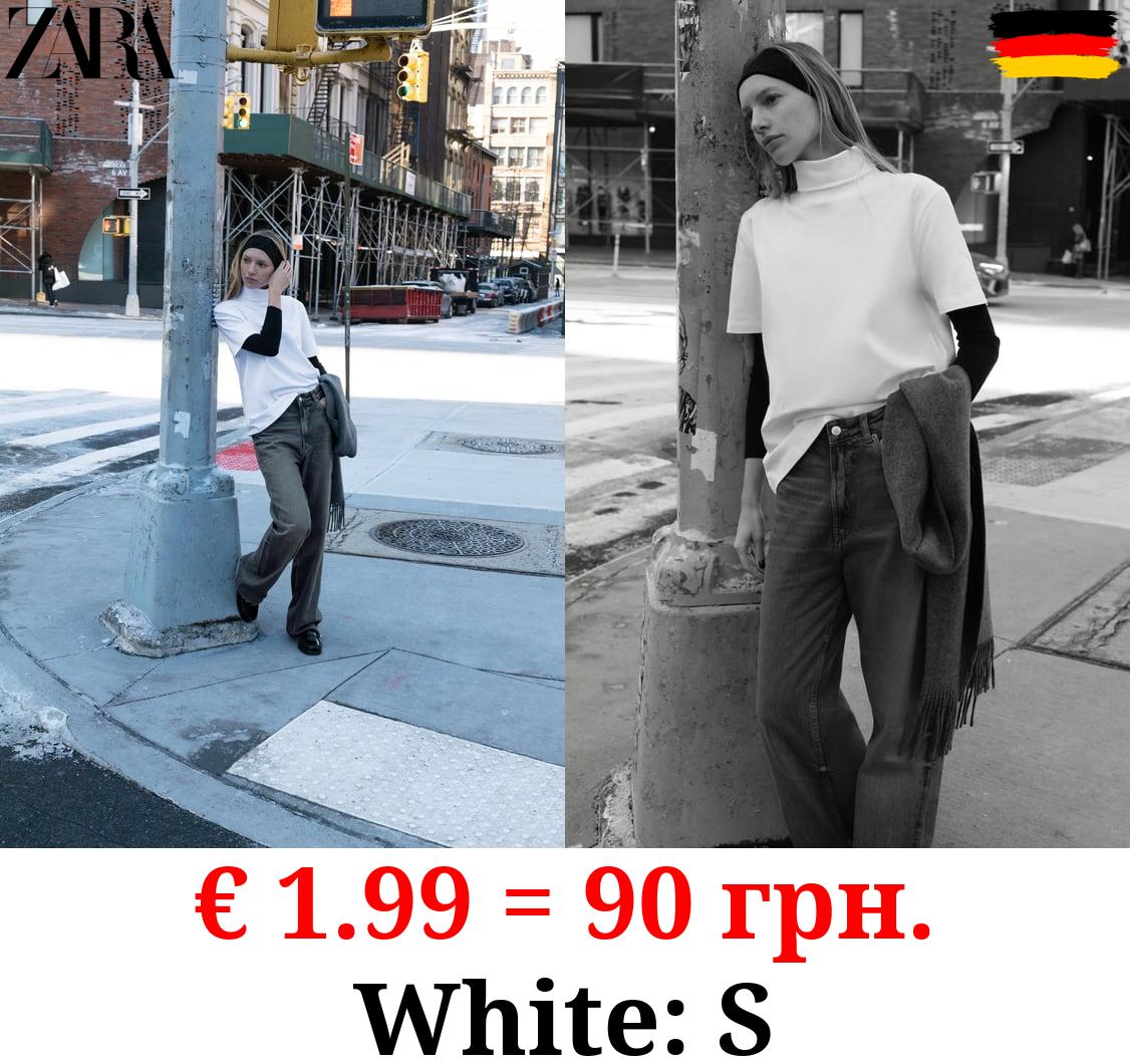 HEAVY COTTON TURTLENECK TOP