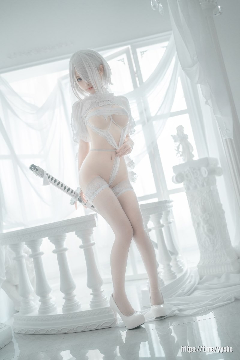 蠢沫沫 - 2B 白婚纱 [59P] 29