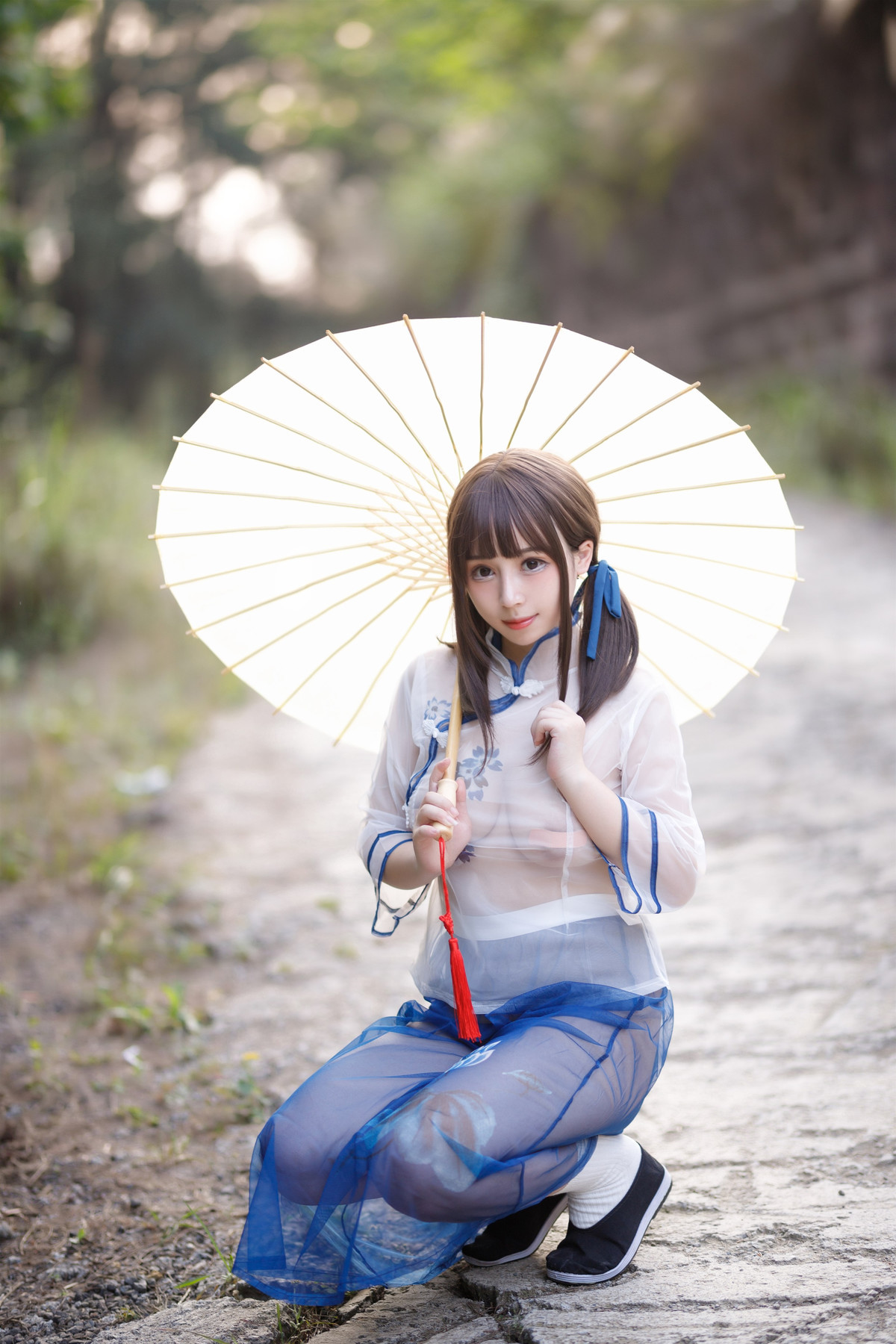 Cosplay 胡桃猫Kurumineko 乡野小娇妻 18