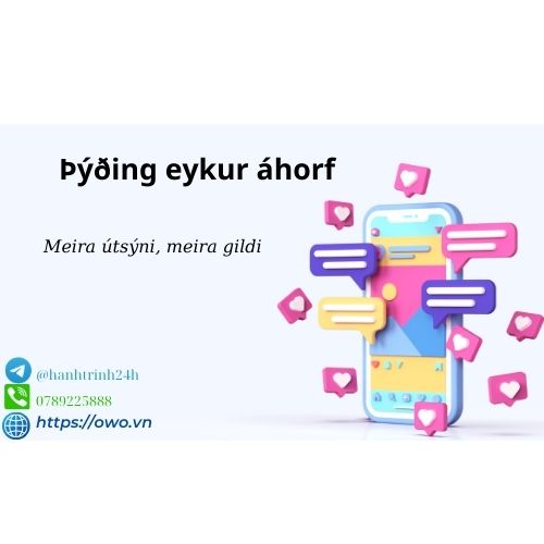 Þýðing eykur áhorD: Þýðing eykur áhorD, sem gerir þér kleift að deila hugmyndum þínum víðar, auka sýnileika þinn og hafa áhrif á fólk á ýmsum sviðum.
