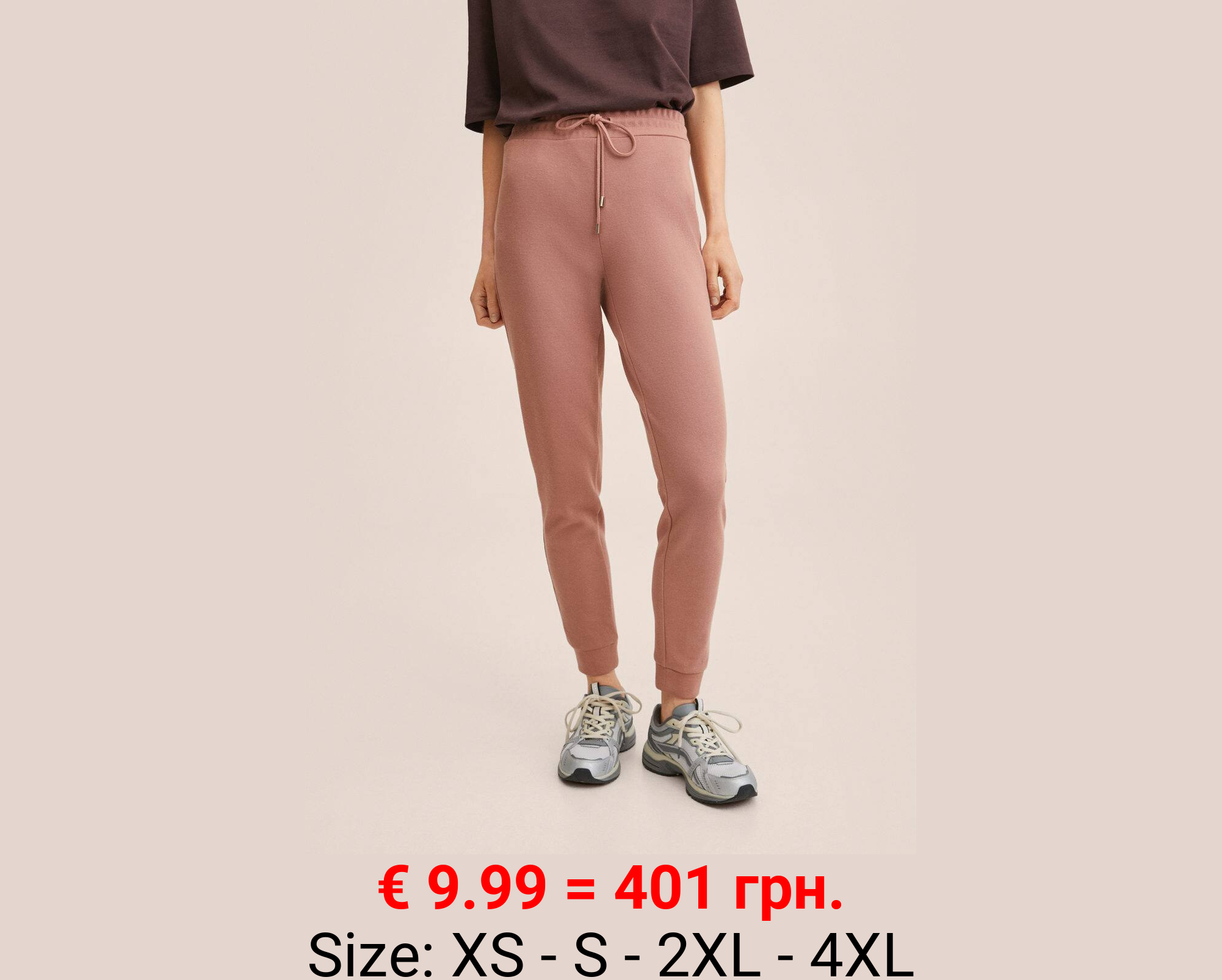 Pantalón jogger algodón